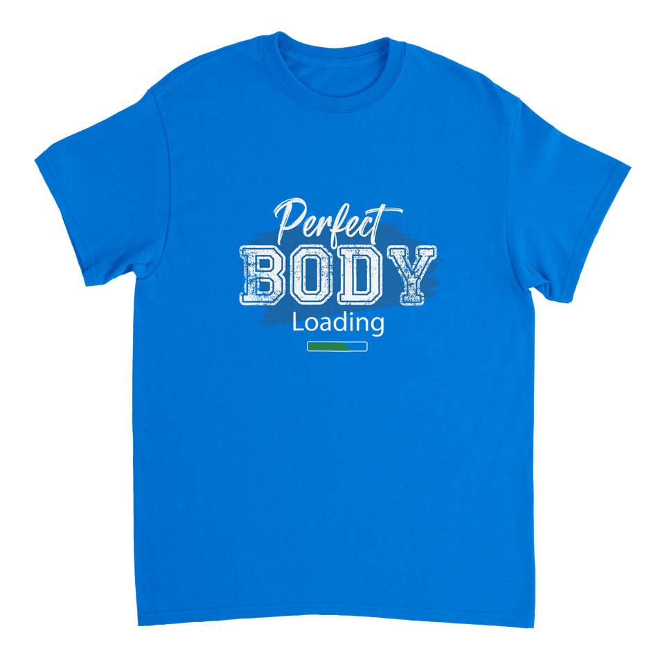 Perfect Body Loading Heavyweight Cotton T-Shirt – Classic Fit Casual Wear - KPAP Canada