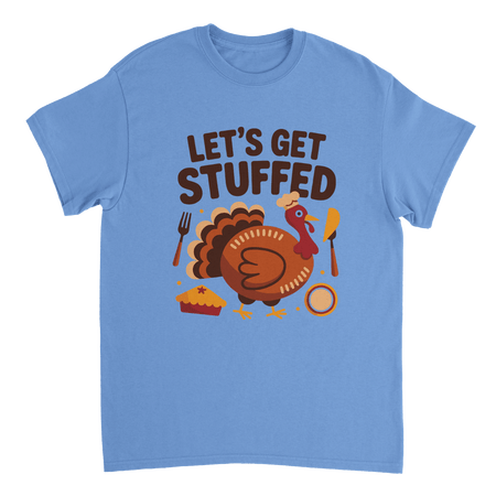 Let’s Get Stuffed Thanksgiving T-Shirt – Classic Cotton Tee for Fall Celebrations - KPAP Canada