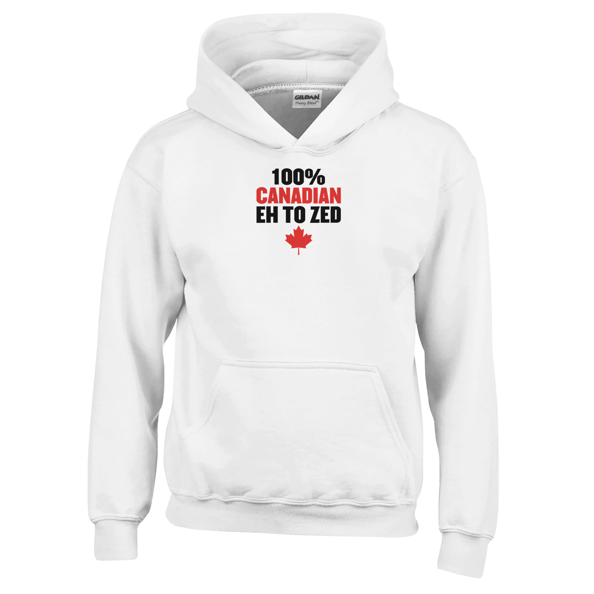 Kids Pullover Hoodie - 100% Canadian Eh to Z - Heavy Blend Comfort - KPAP Canada