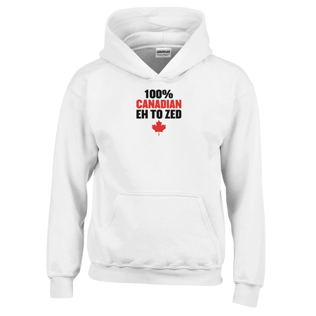 Kids Pullover Hoodie - 100% Canadian Eh to Z - Heavy Blend Comfort - KPAP Canada