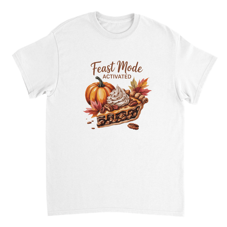 Feast Mode Activated T-Shirt – Autumn Vibes, Heavyweight Cotton, Classic Fit, Durable Casual Wear - KPAP Canada