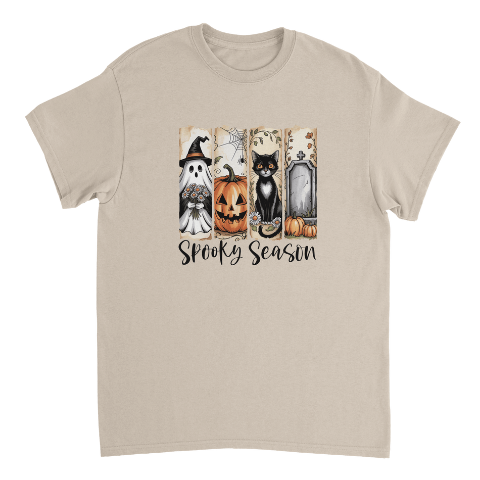 Autumn Spooks Cotton Tee – Twelve Cozy Shades for Halloween Fun - KPAP Canada