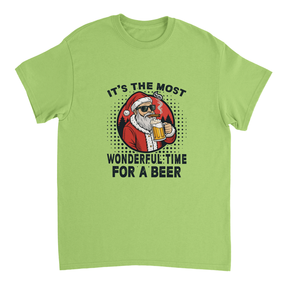Christmas Beer Theme T-Shirt – It's the Most Wonderful Time for a Beer - KPAP Canada