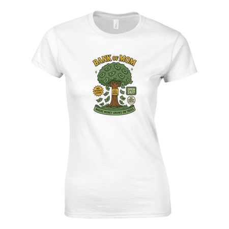 Ladies T-Shirt - Bank of Mom Design - KPAP Canada