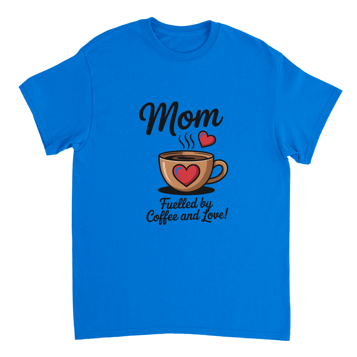Coffee & Love Mom T-Shirt – Heavyweight Cotton Tee for Moms - KPAP Canada