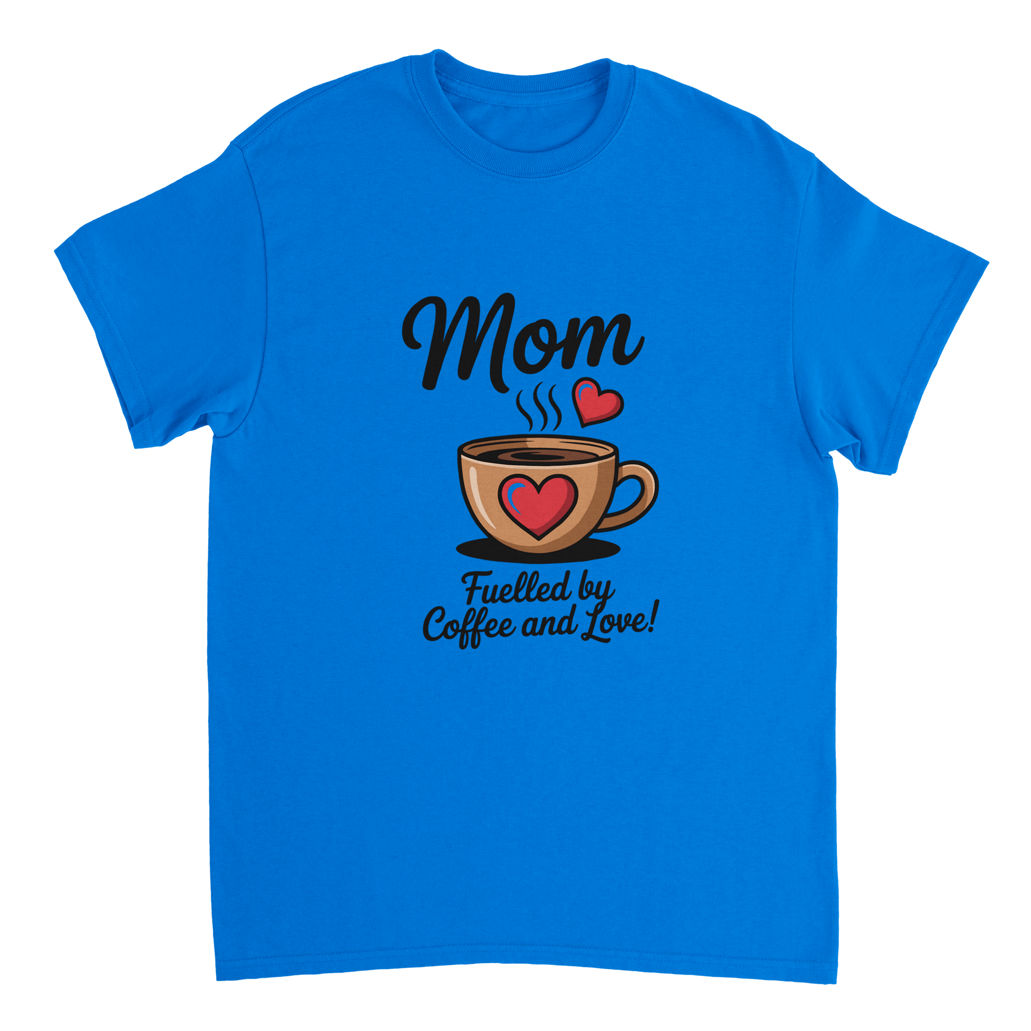 Coffee & Love Mom T-Shirt – Heavyweight Cotton Tee for Moms - KPAP Canada