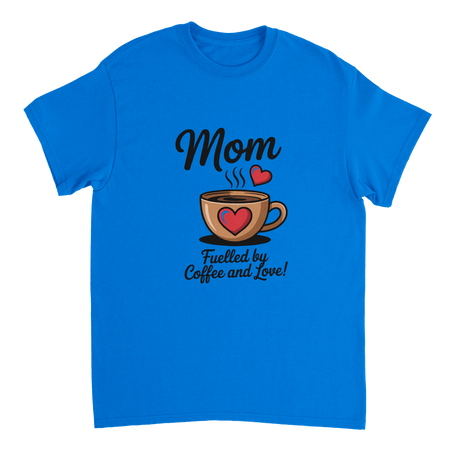 Coffee & Love Mom T-Shirt – Heavyweight Cotton Tee for Moms - KPAP Canada