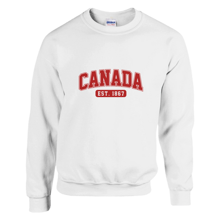 Canada Est. 1867 Heavy Blend Sweatshirt – Classic Fit and Comfort - KPAP Canada