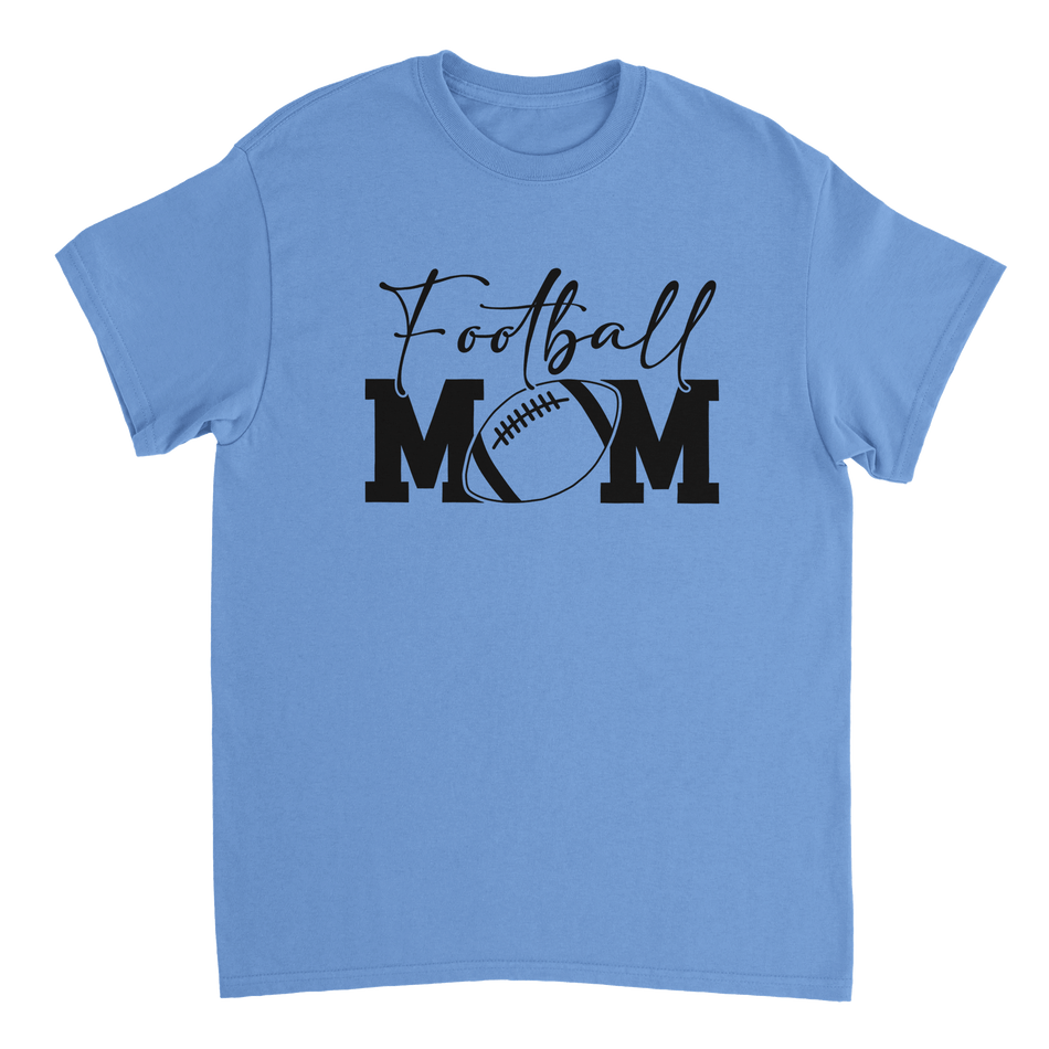 Football Mom T-Shirt – Game Day Style, Heavyweight Cotton, Classic Fit, Durable Casual Wear - KPAP Canada