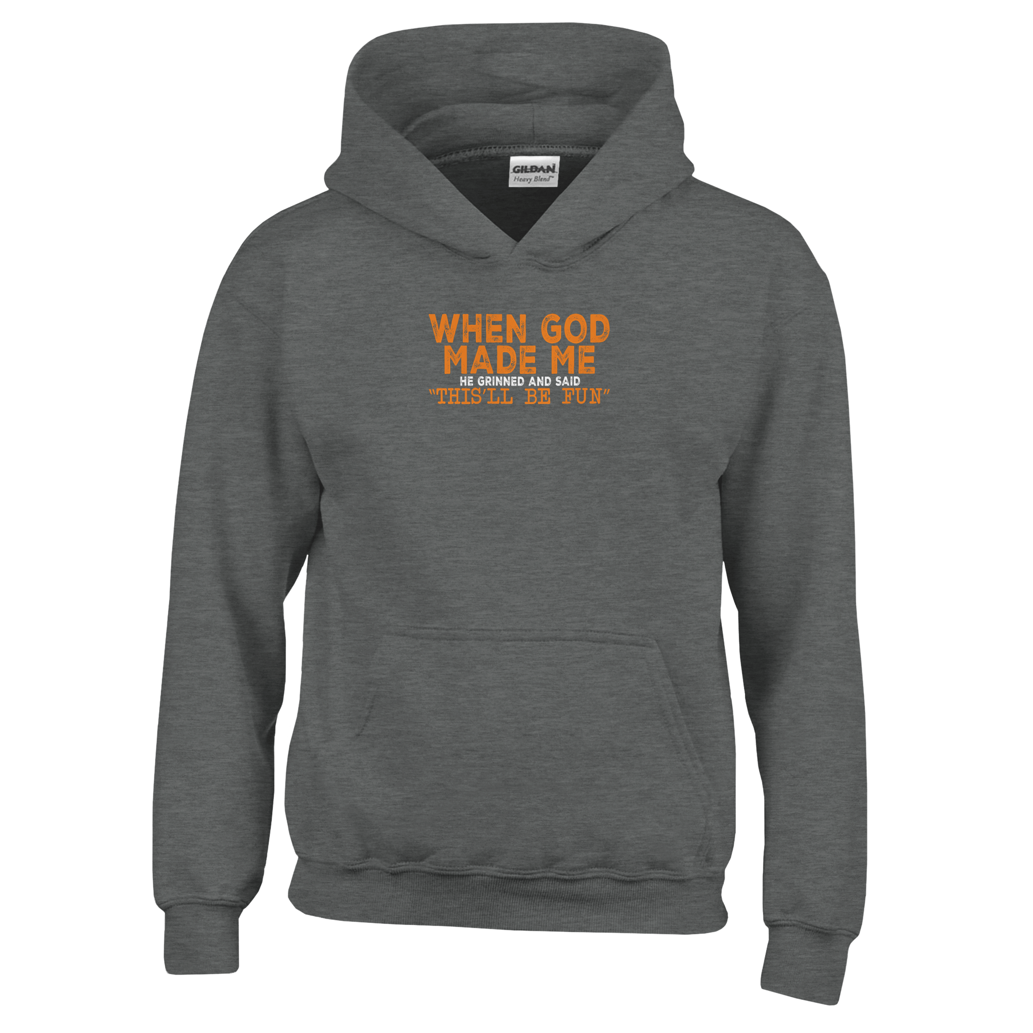 When God Made Me Kids Classic Pullover Hoodie - KPAP Canada