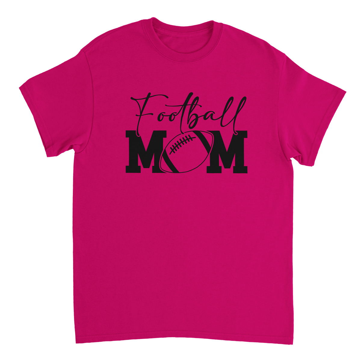 Football Mom T-Shirt – Game Day Style, Heavyweight Cotton, Classic Fit, Durable Casual Wear - KPAP Canada