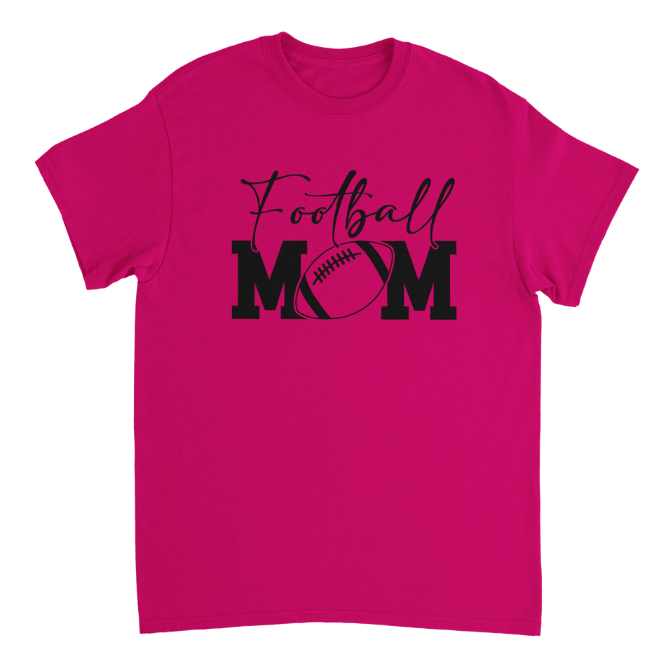 Football Mom T-Shirt – Game Day Style, Heavyweight Cotton, Classic Fit, Durable Casual Wear - KPAP Canada