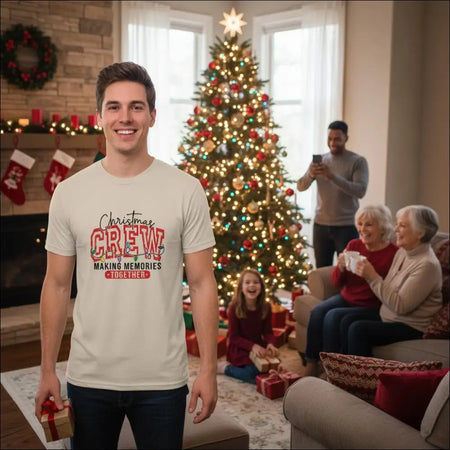 Christmas Crew Classic Unisex T-Shirt with Festive Graphic