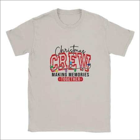 Christmas Crew unisex t-shirt with festive graphic