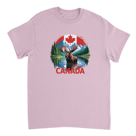 Majestic Canadian Moose T-Shirt – Heavyweight Cotton, Classic Fit, Durable Casual Wear - KPAP Canada