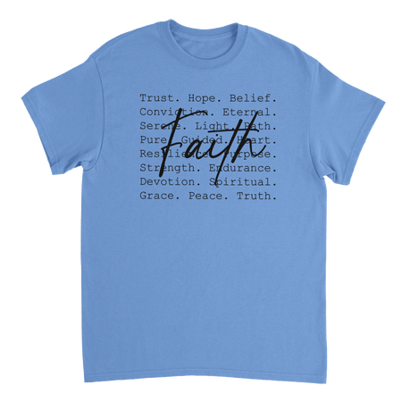 Faith Inspired Heavyweight Cotton T-Shirt – Classic Fit & Comfortable - KPAP Canada