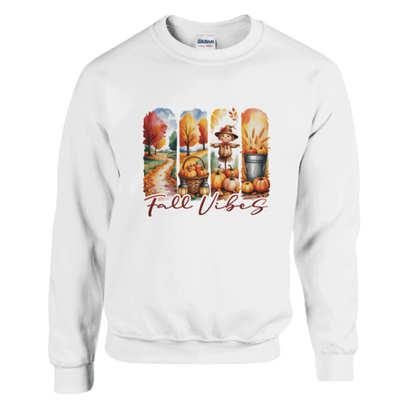 Fall Vibes Sweatshirt – Cozy 50/50 Cotton - Polyester Blend for Warmth - KPAP Canada