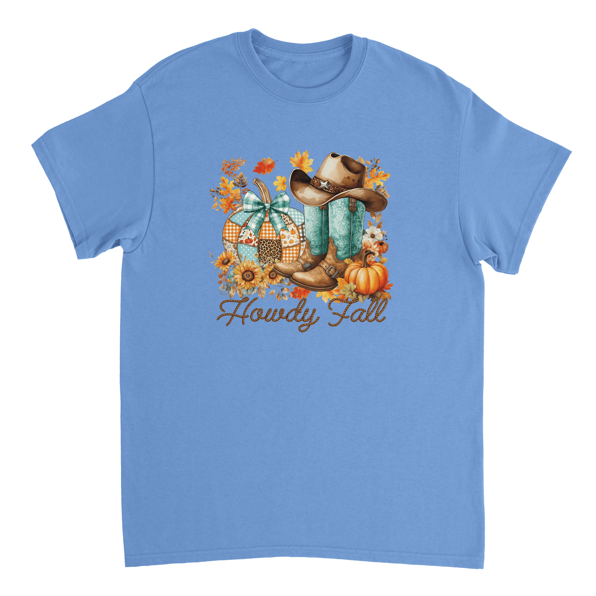 Howdy Fall Western T-Shirt – Rustic Autumn Cowboy Style, Heavyweight Cotton Tee for Dad - KPAP Canada