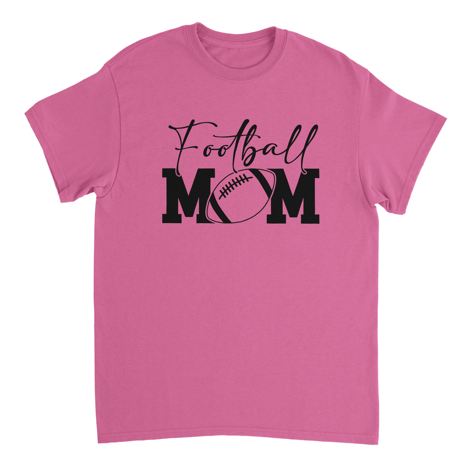 Football Mom T-Shirt – Game Day Style, Heavyweight Cotton, Classic Fit, Durable Casual Wear - KPAP Canada