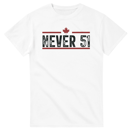 Never 51st T-Shirt – Classic Fit Heavyweight Cotton Tee - KPAP Canada