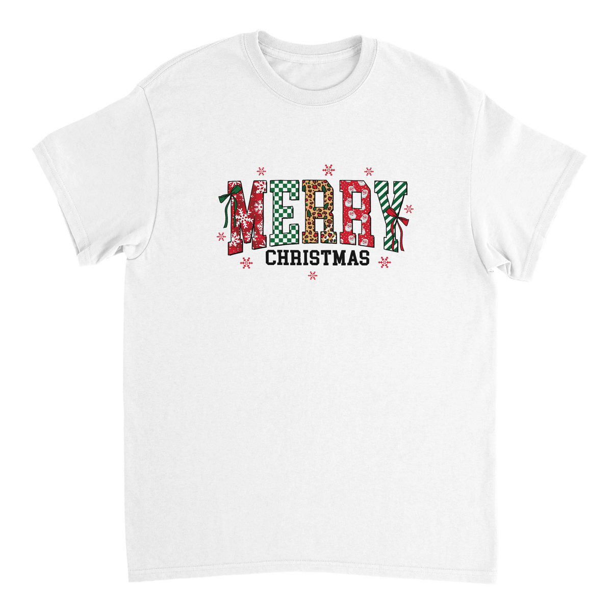 Merry Christmas Heavyweight Cotton T-Shirt – Classic Fit Holiday Apparel - KPAP Canada