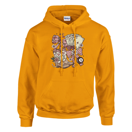 Unisex Country Charm Hoodie – Durable Heavy Blend Design - KPAP Canada