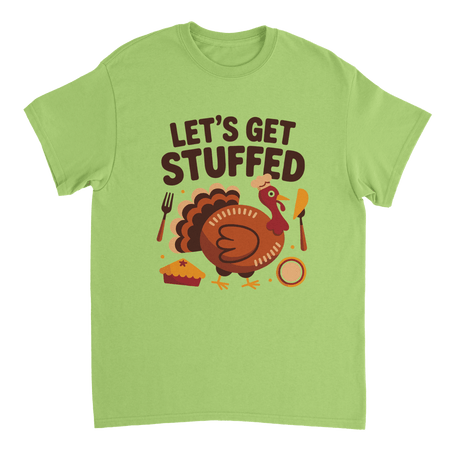Let’s Get Stuffed Thanksgiving T-Shirt – Classic Cotton Tee for Fall Celebrations - KPAP Canada