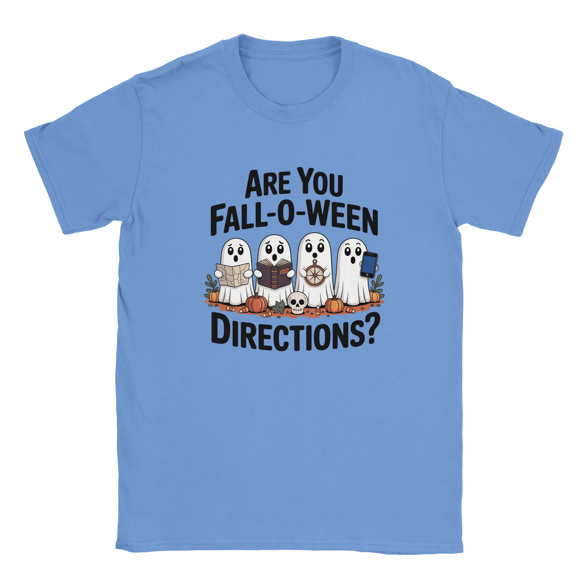 Halloween T-Shirt – Are You Fall - O - Ween Directions? Fun Design - KPAP Canada