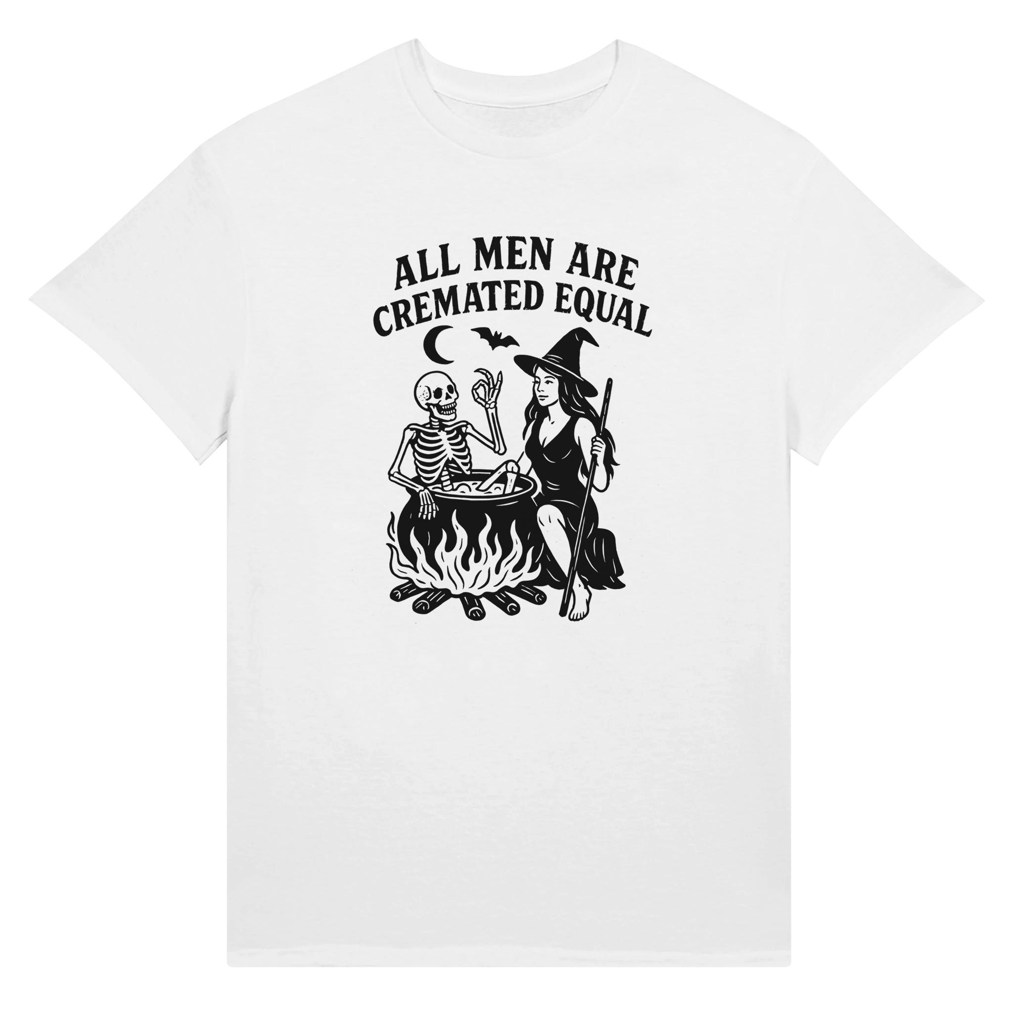 Unisex Ultra Cotton T-Shirt – All Men Are Cremated Equally Design - KPAP Canada