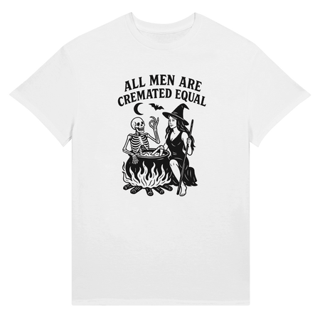 Unisex Ultra Cotton T-Shirt – All Men Are Cremated Equally Design - KPAP Canada