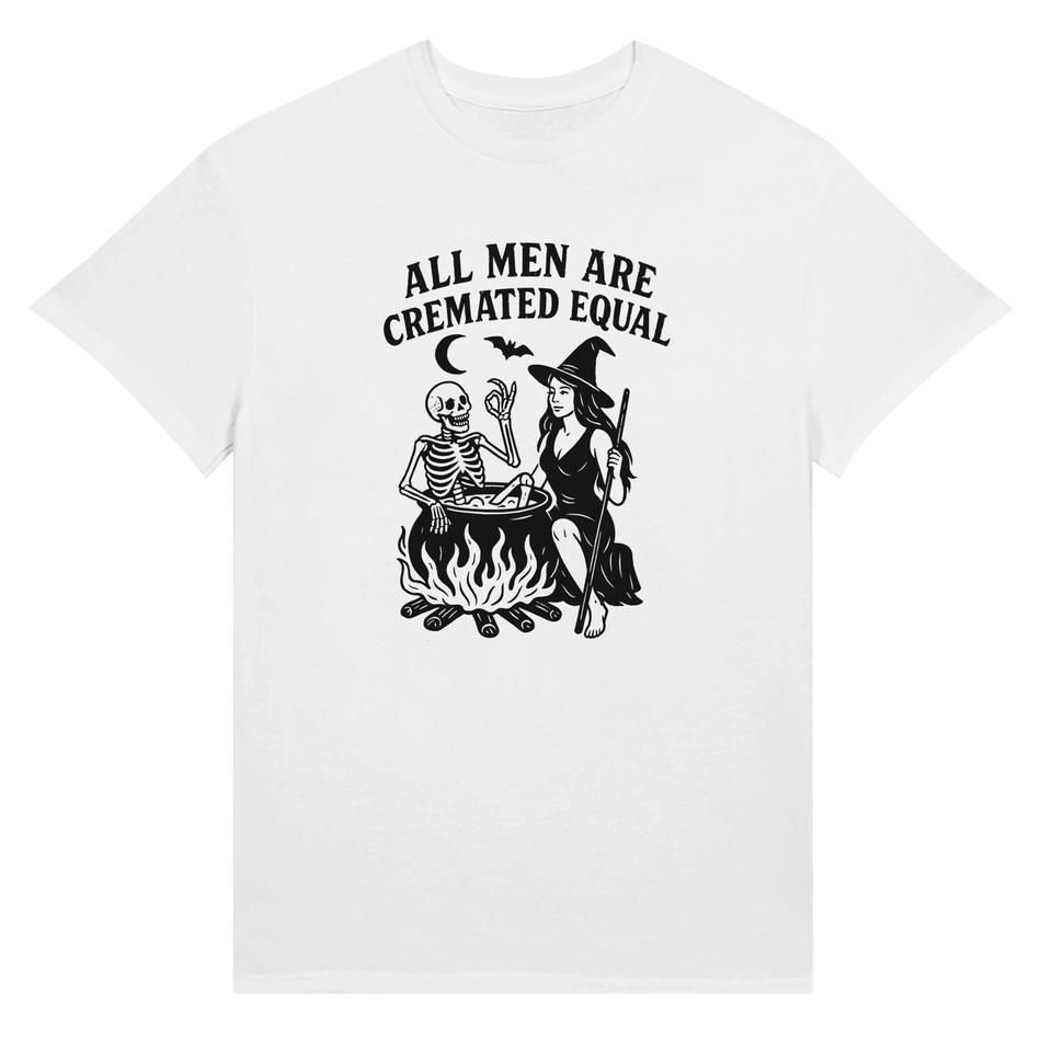 Unisex Ultra Cotton T-Shirt – All Men Are Cremated Equally Design - KPAP Canada
