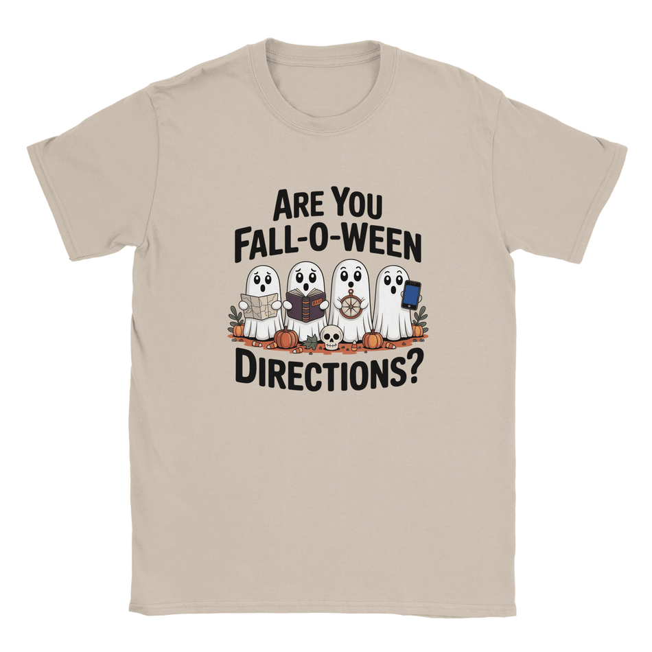 Halloween T-Shirt – Are You Fall - O - Ween Directions? Fun Design - KPAP Canada