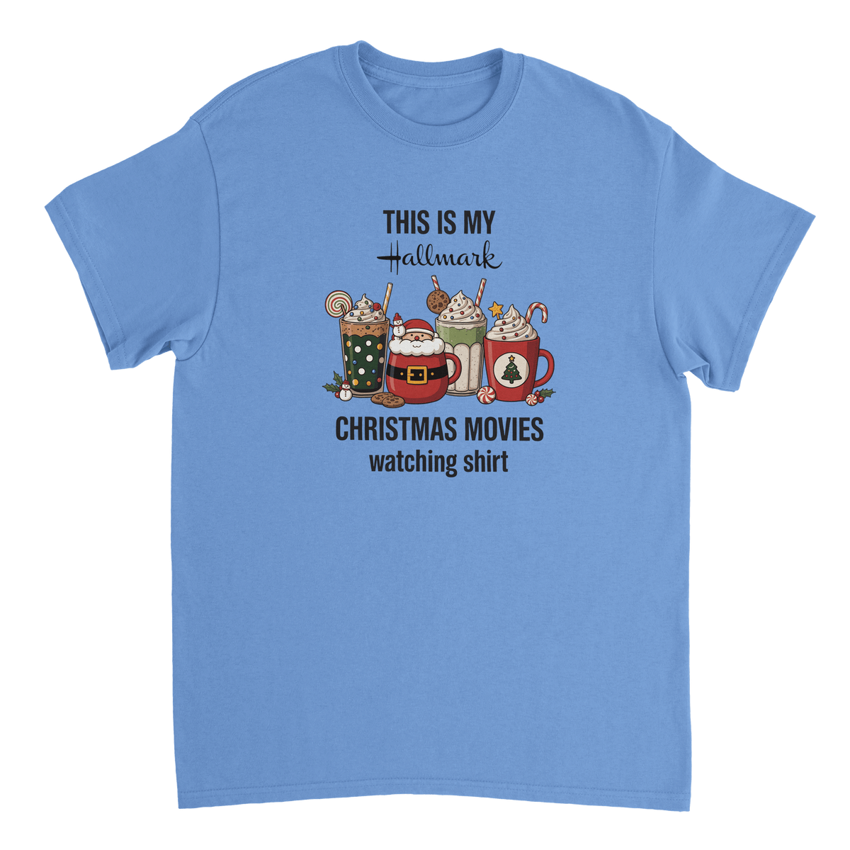 Hallmark Christmas Movies T-Shirt – Classic Fit Heavyweight Cotton Tee - KPAP Canada