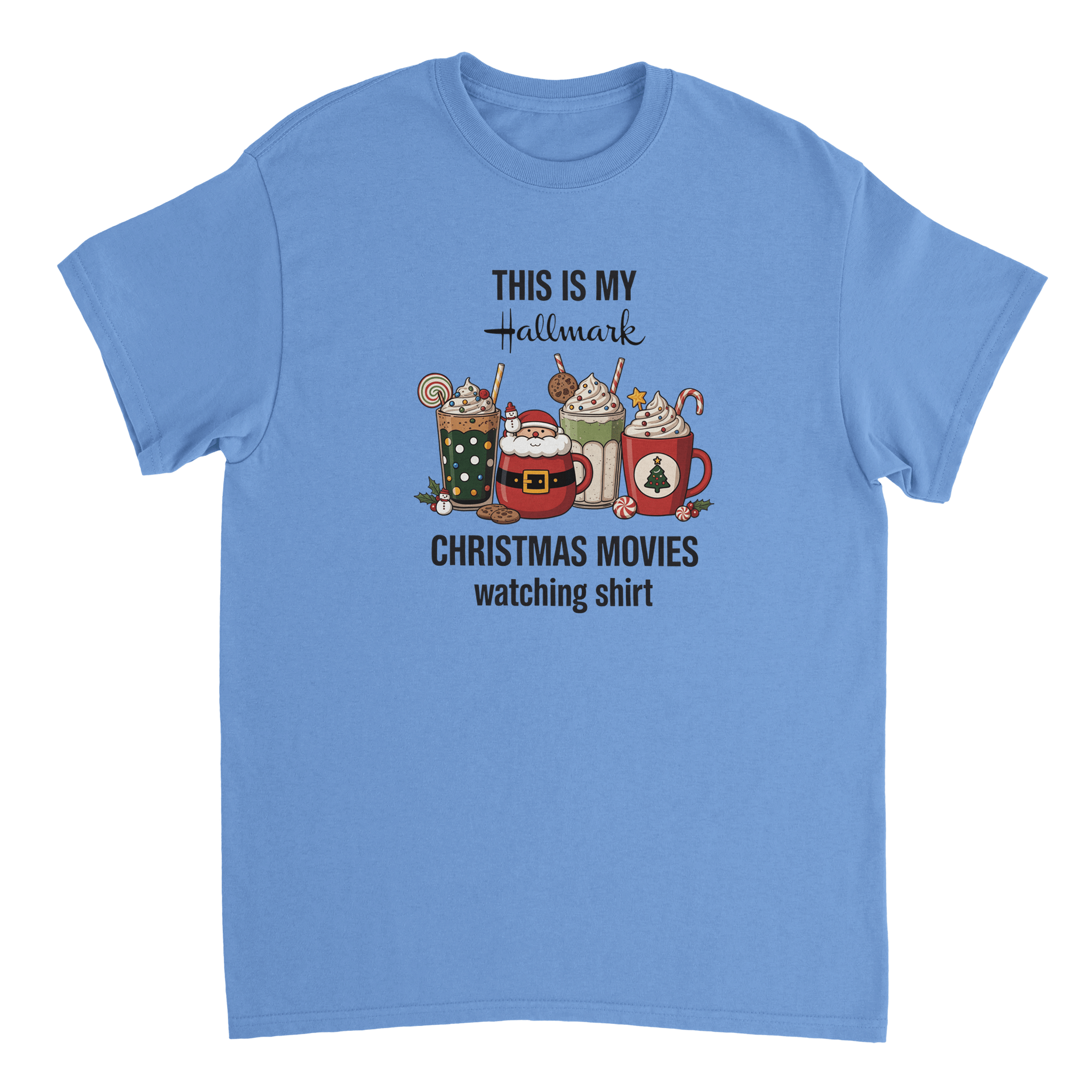 Hallmark Christmas Movies T-Shirt – Classic Fit Heavyweight Cotton Tee - KPAP Canada