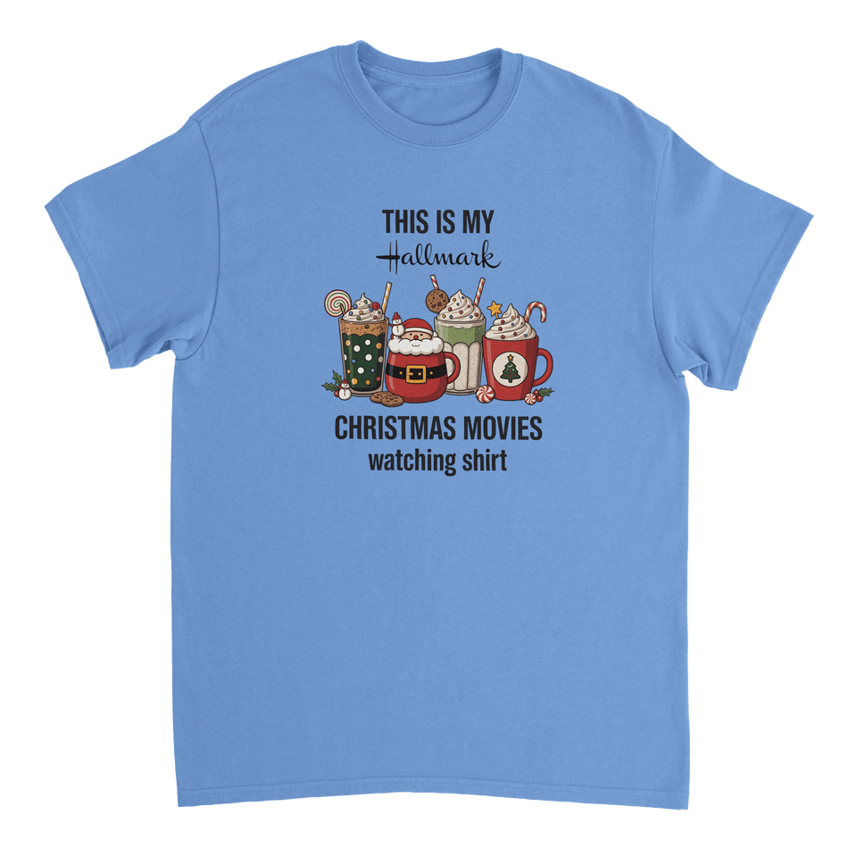 Hallmark Christmas Movies T-Shirt – Classic Fit Heavyweight Cotton Tee - KPAP Canada