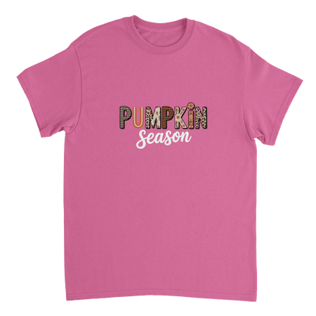 Pumpkin Season T-Shirt – Rustic Autumn Prints, Heavyweight Cotton, Classic Fit for Fall Fun - KPAP Canada