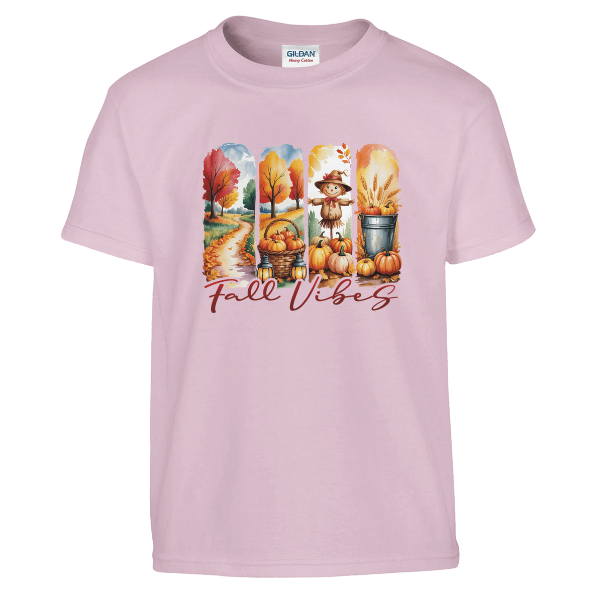 Kids' Fall Vibes T-Shirt – Autumn, Halloween & Thanksgiving Design - KPAP Canada