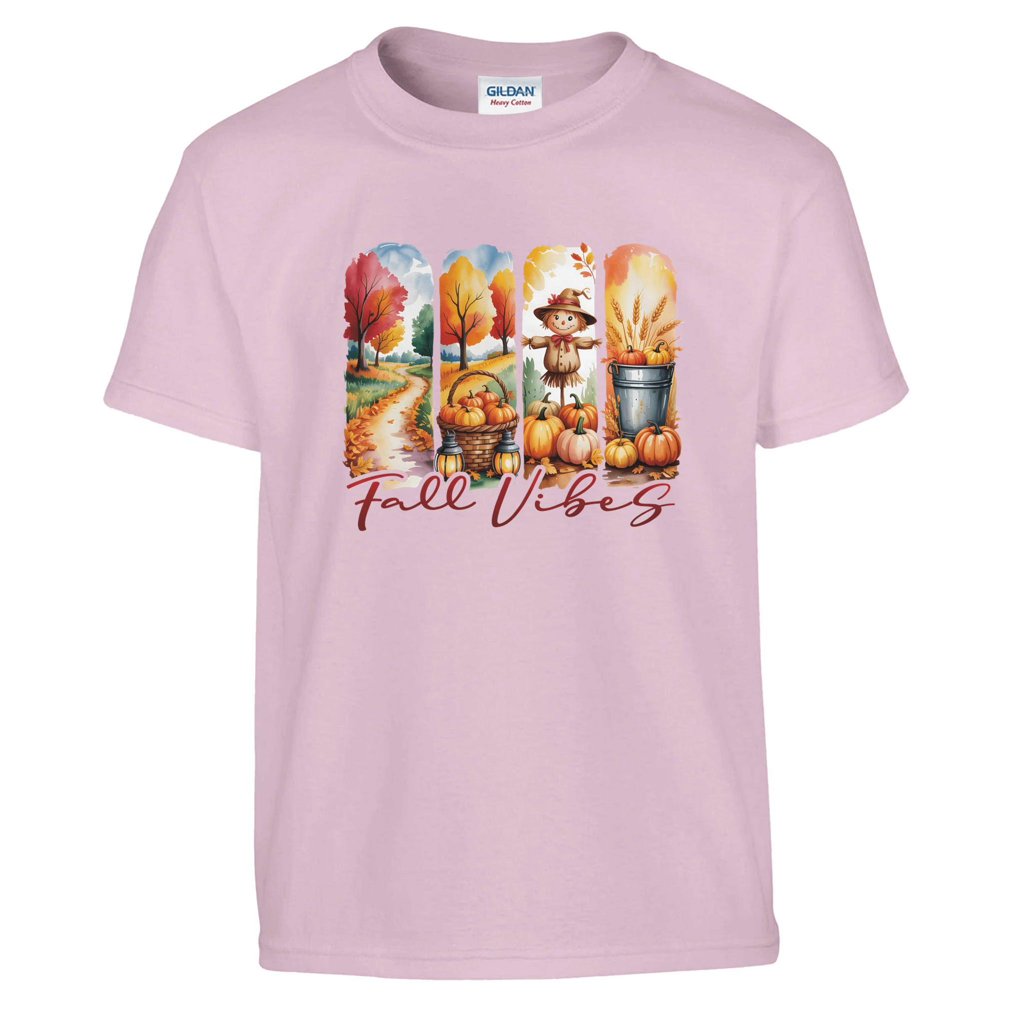 Kids' Fall Vibes T-Shirt – Autumn, Halloween & Thanksgiving Design - KPAP Canada