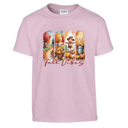 Kids' Fall Vibes T-Shirt – Autumn, Halloween & Thanksgiving Design - KPAP Canada