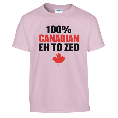 100% Canadian EH to Z T-Shirt for Kids – Soft Heavyweight Fabric - KPAP Canada