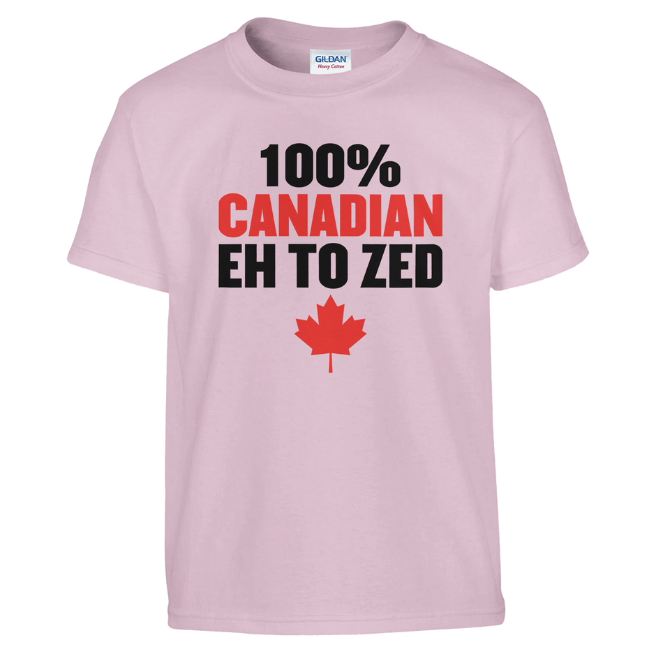 100% Canadian EH to Z T-Shirt for Kids – Soft Heavyweight Fabric - KPAP Canada
