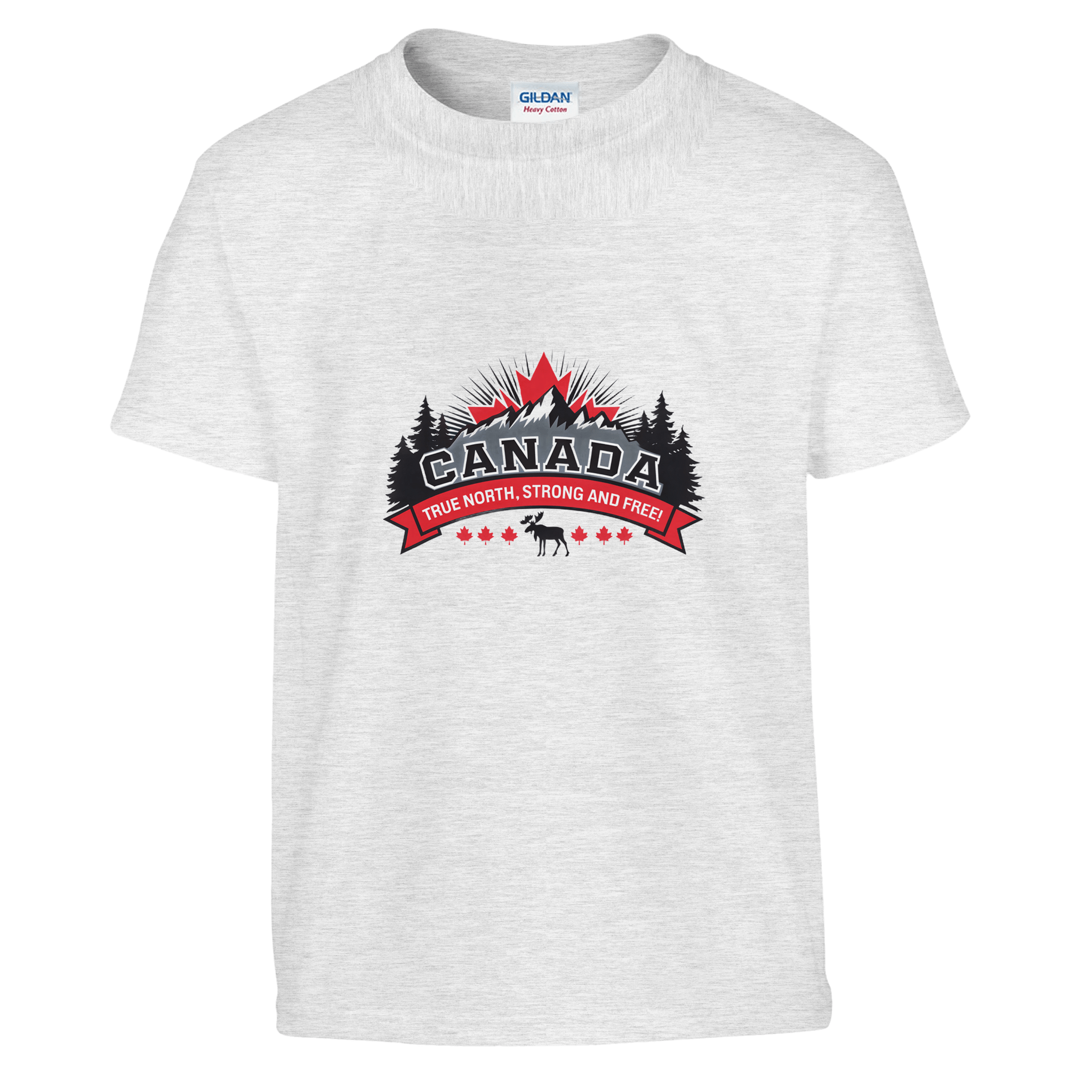 Kids' T-Shirt - Canada True North Strong & Free Design - KPAP Canada