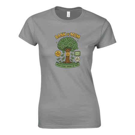 Ladies T-Shirt - Bank of Mom Design - KPAP Canada