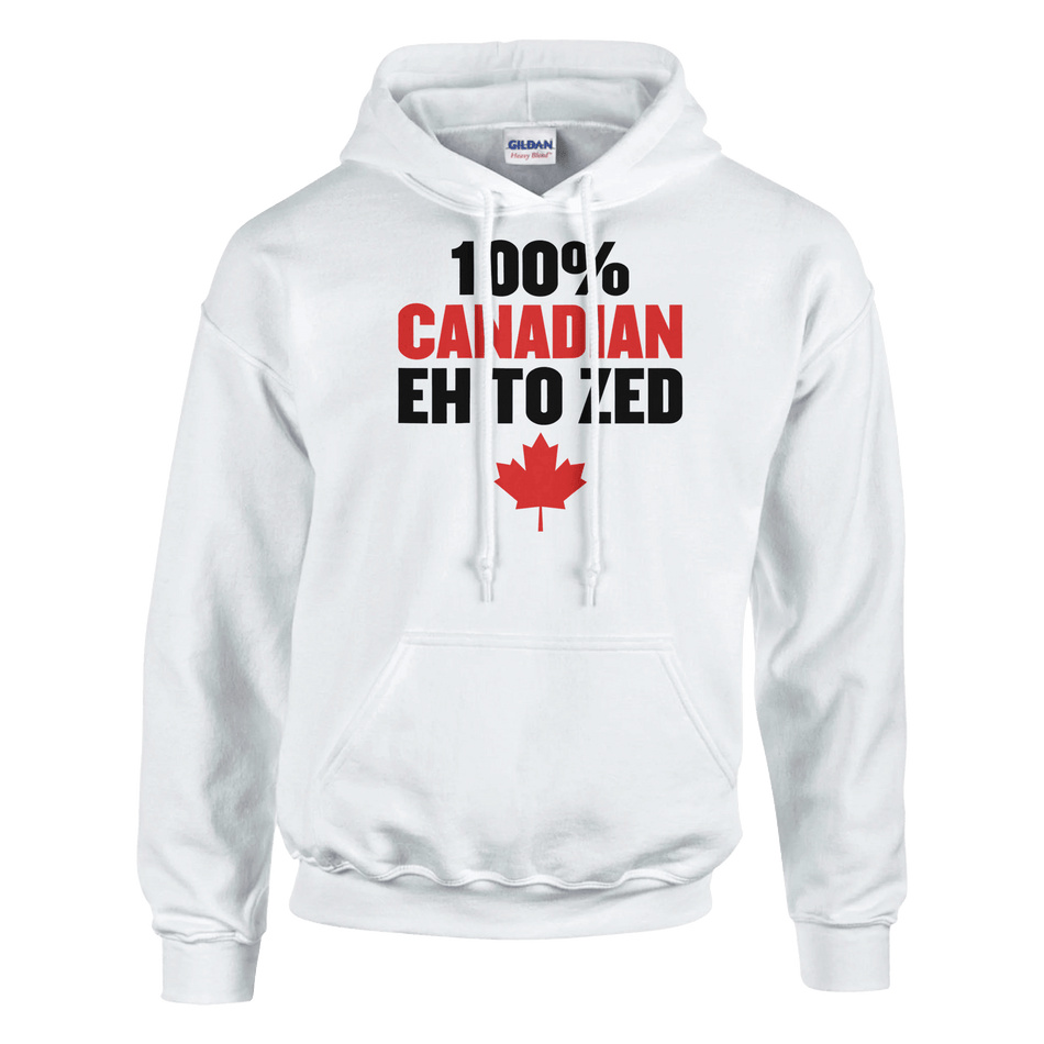 Pullover Hoodie - 100% Canadian Eh to Z - Heavy Blend Comfort - KPAP Canada