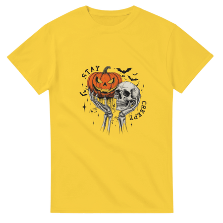 Stay Creepy Unisex Heavy Cotton T-Shirt - KPAP Canada