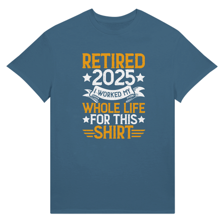 Retired 2025 Cotton T-Shirt – Classic Tee for Retirement Celebration - KPAP Canada