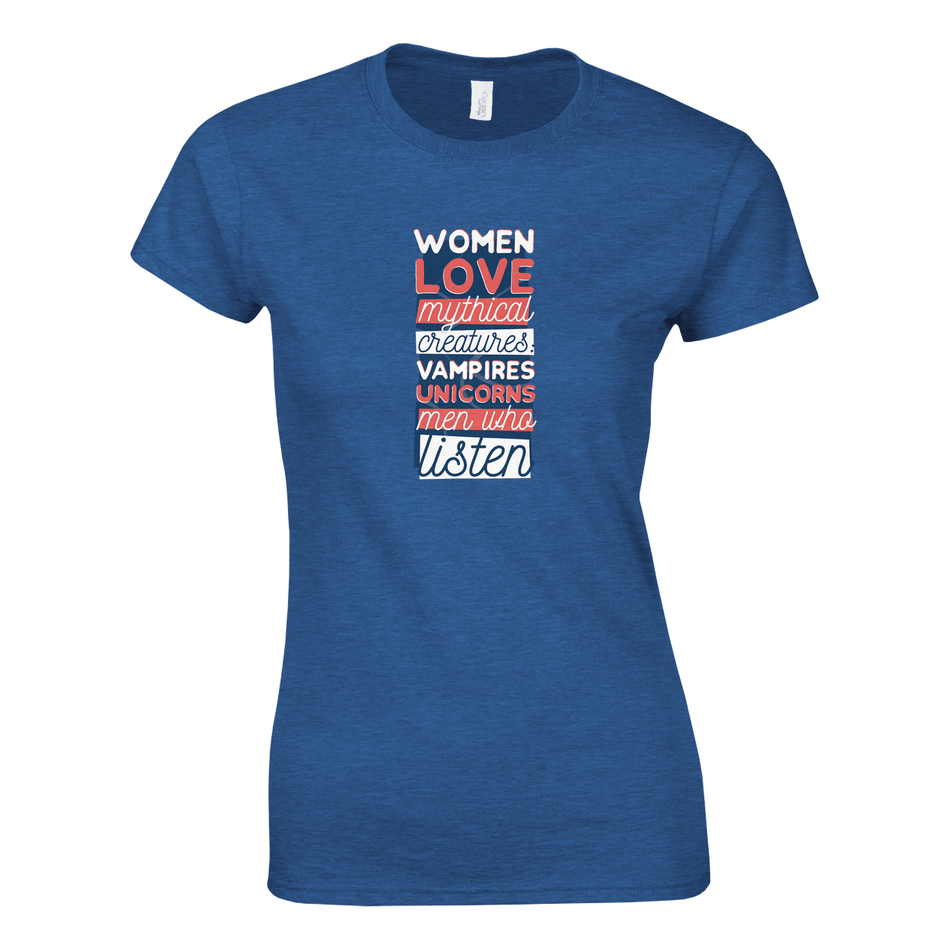 Women Love Men Who Listen Ladies Classic T-Shirt - KPAP Canada