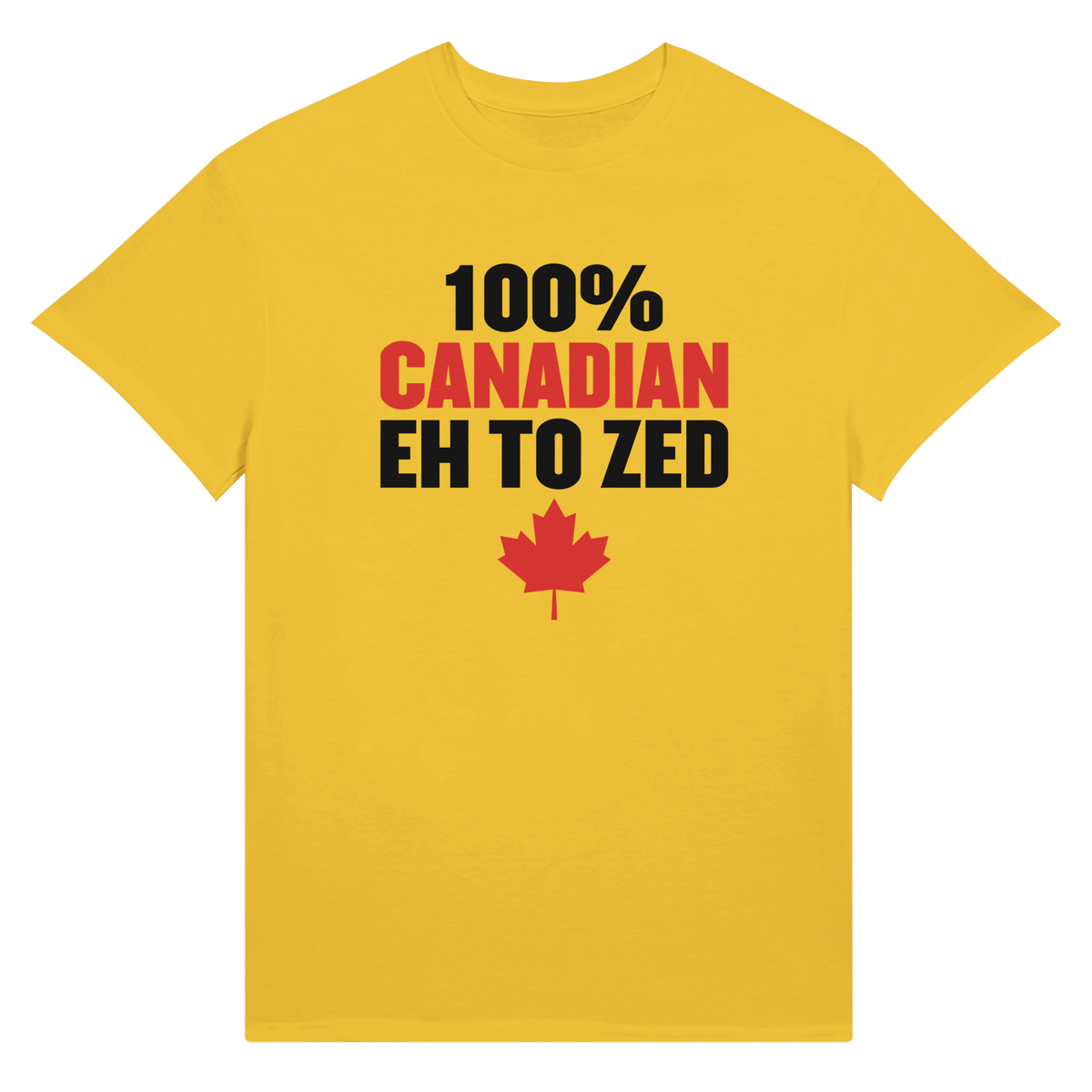 100% Canadian Eh to Z Unisex Ultra Cotton T-Shirt – Classic Canadian Pride - KPAP Canada