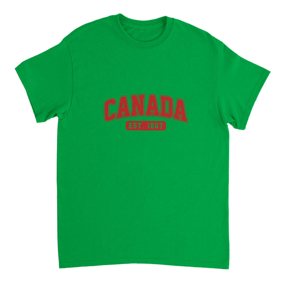 Canada Est. 1867 T-Shirt – Classic Fit, Heavyweight Cotton, Heritage Casual Wear - KPAP Canada