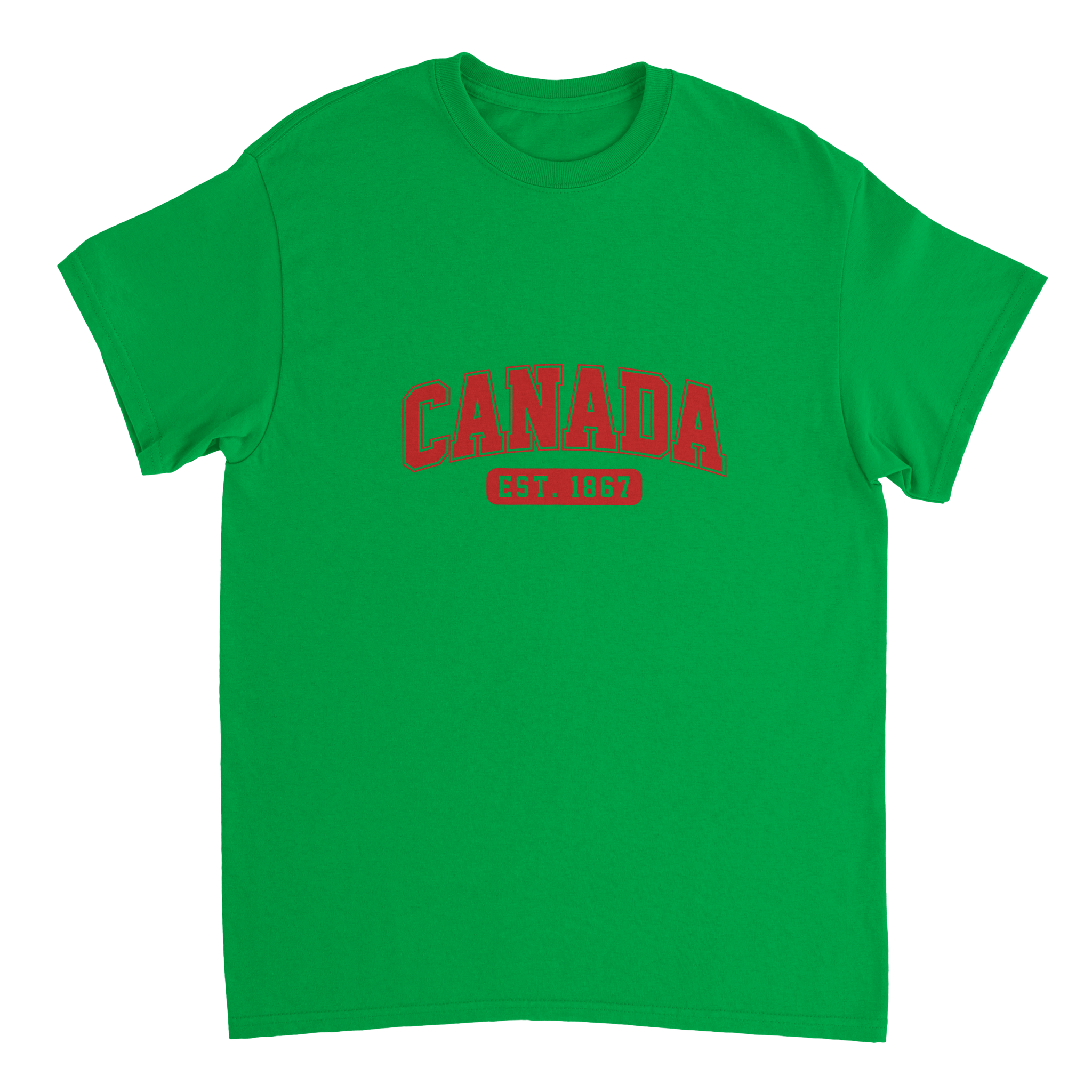 Canada Est. 1867 T-Shirt – Classic Fit, Heavyweight Cotton, Heritage Casual Wear - KPAP Canada